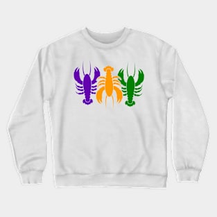 Crawfish Mardi Grans Crewneck Sweatshirt